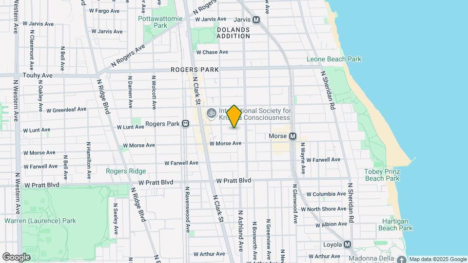 1623-1633 West Lunt Avenue Mapa y Detalles de la Ubicación