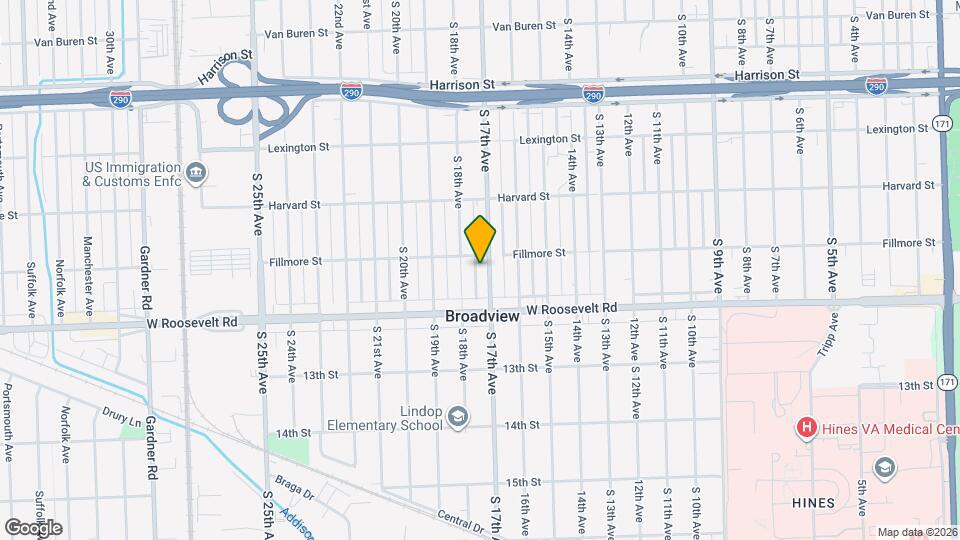 2108 S 17th Ave Map and Location Details