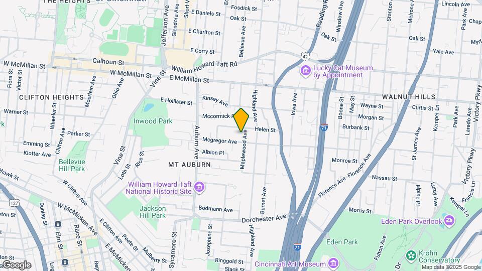 2311 Maplewood Ave Map and Location Details
