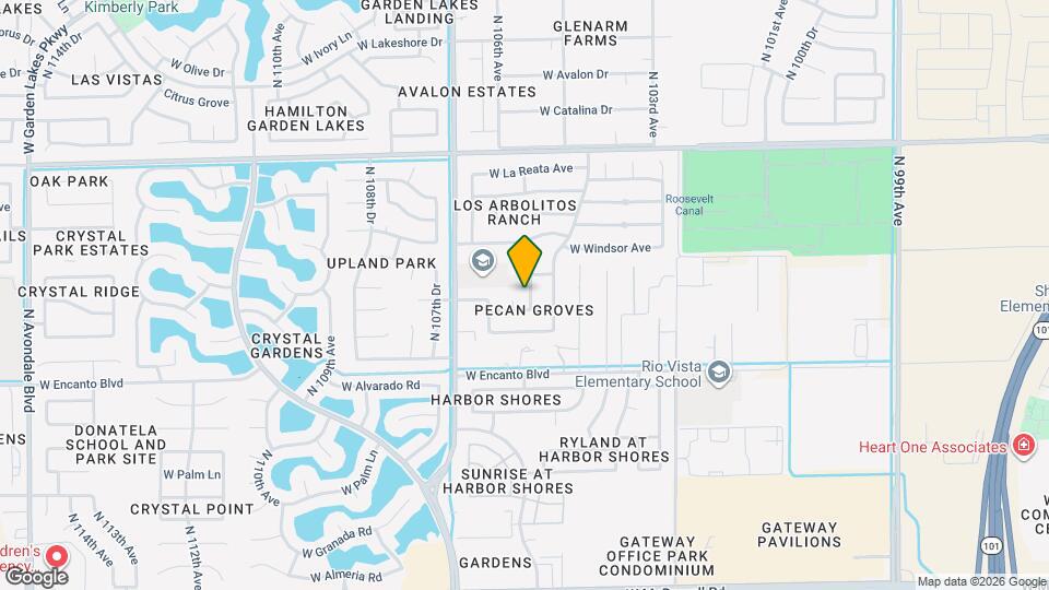 2604 N 105th Dr Map and Location Details