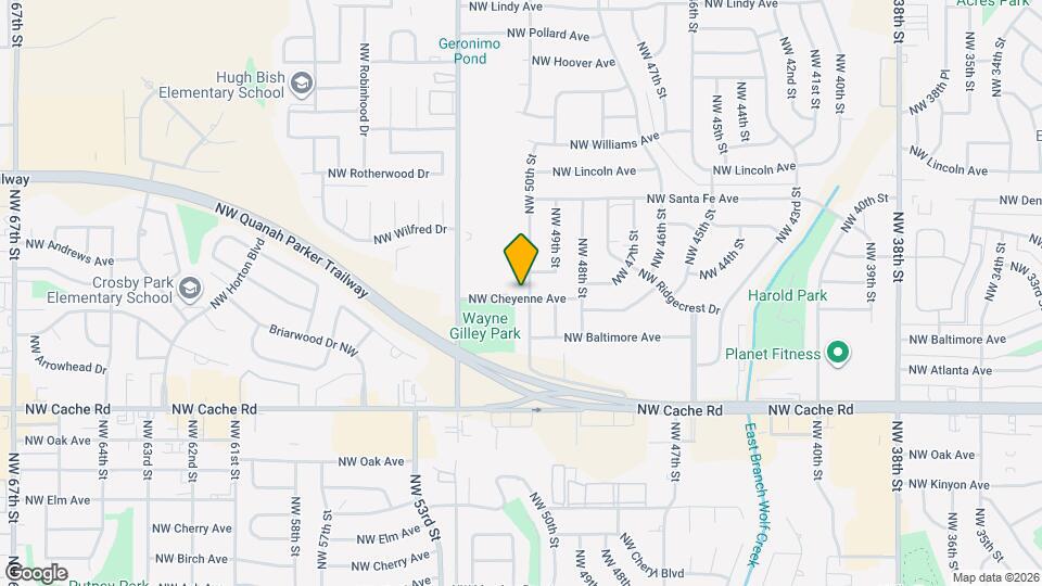 1602 NW 50th St Map and Location Details