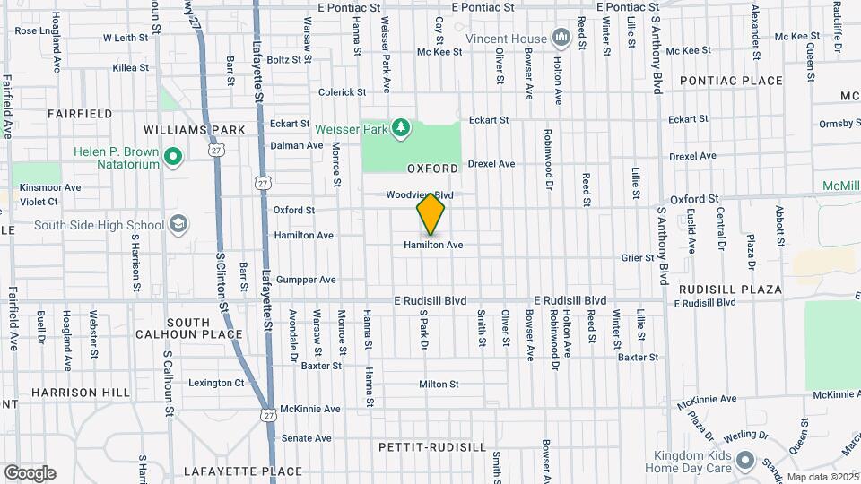 913 Hamilton Ave Mapa y Detalles de la Ubicación