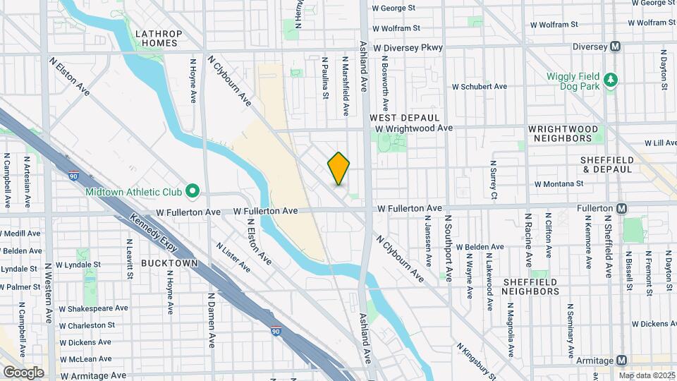 2427 N Clybourn Ave, Unit B Mapa y Detalles de la Ubicación