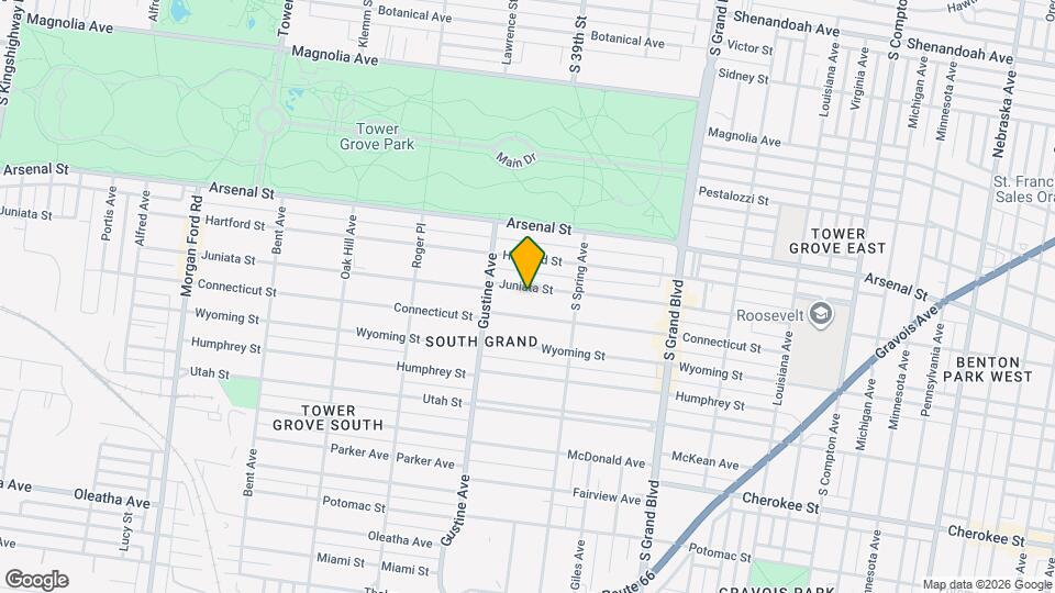 3852a Juniata St Map and Location Details