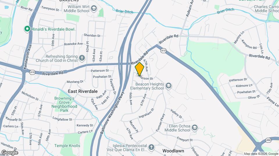 6609 Patterson St Map and Location Details