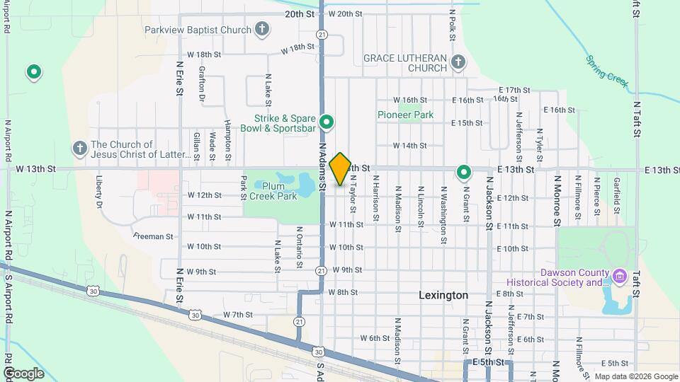 1200 N Johnson St Map and Location Details