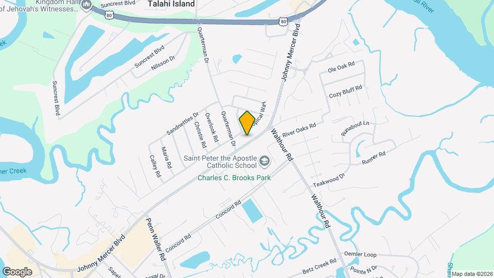 7110 Johnny Mercer Blvd Map and Location Details