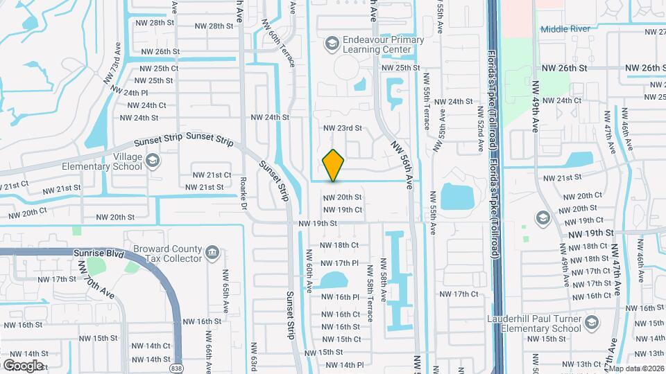 2029 NW 59th Terrace Map and Location Details