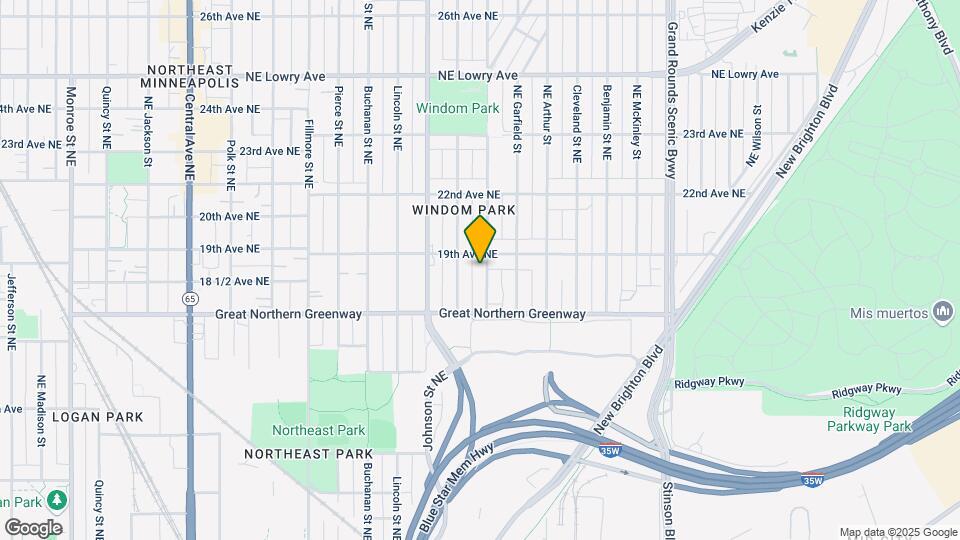 1838 Hayes St NE Map and Location Details