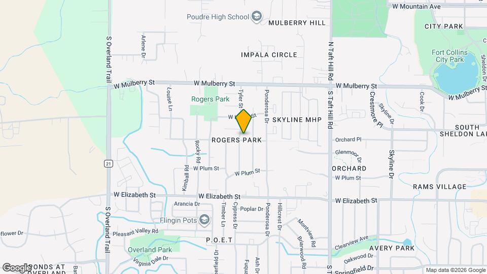 736 Tyler St Map and Location Details