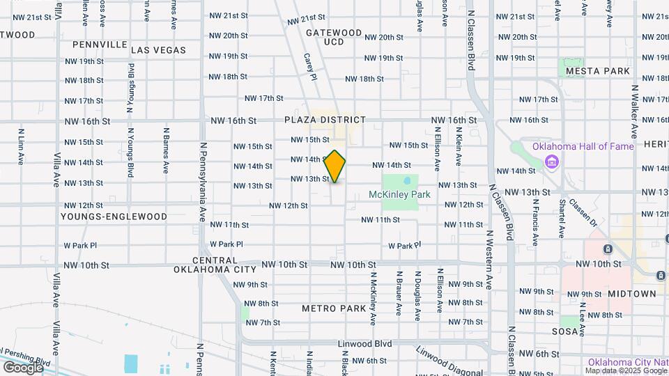 1312 N Gatewood Ave Map and Location Details