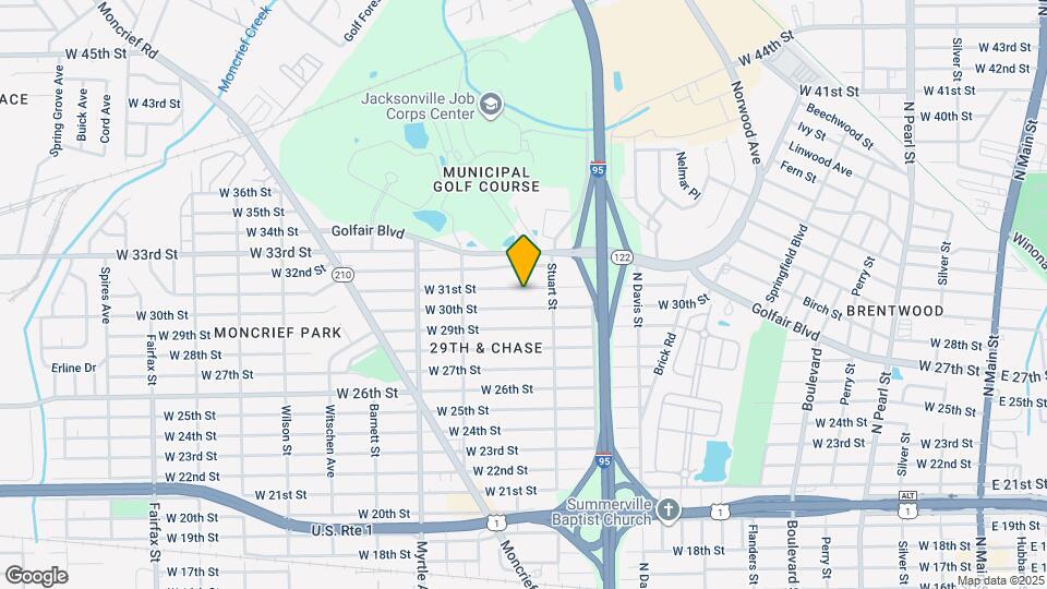 1122 W 31st St Map and Location Details