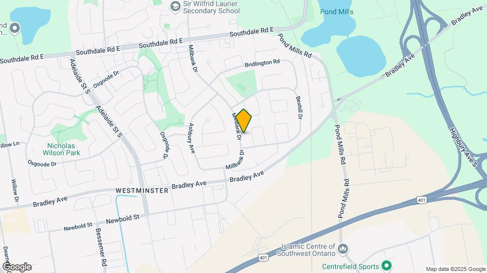 717 Millbank Dr Map and Location Details