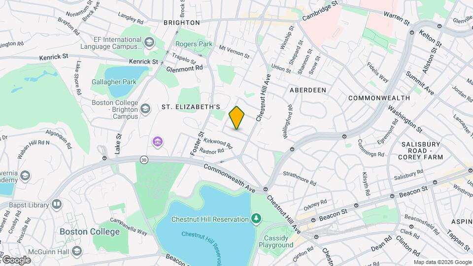 22 Embassy Rd, Unit 1 Map and Location Details