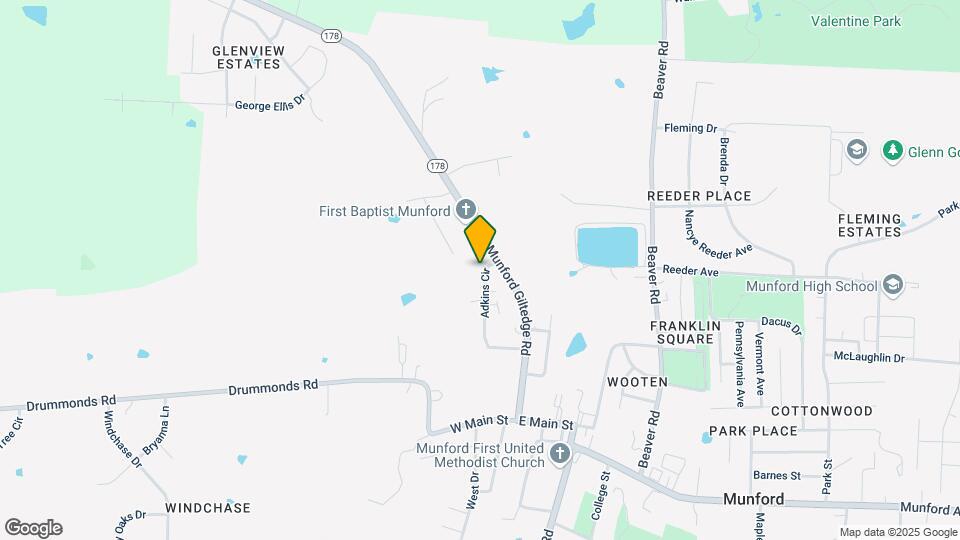 283 Adkins Cir Map and Location Details