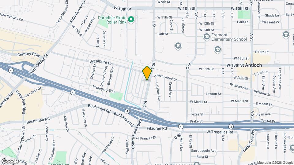 2112 L St Mapa y Detalles de la Ubicación