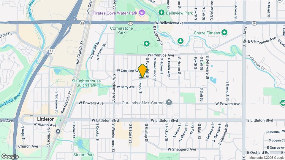 5454 S Elmwood St Map and Location Details
