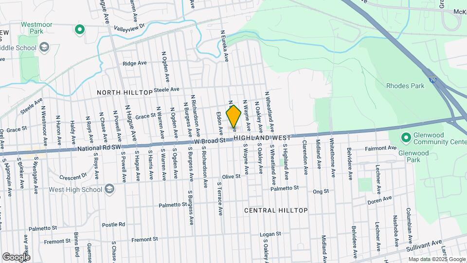 21-23 N Eureka Ave Mapa y Detalles de la Ubicación