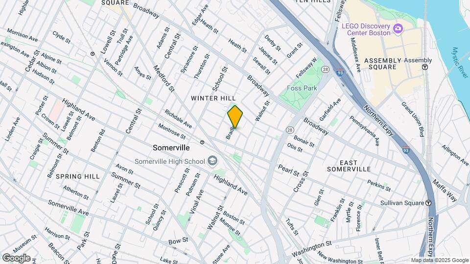 20 Radcliffe Rd, Unit 1 Map and Location Details