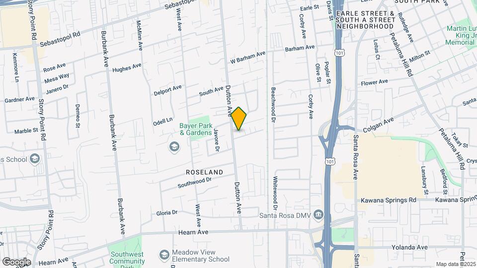 1642 Dutton Ave Mapa y Detalles de la Ubicación