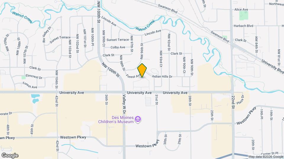 9533 University Ave Map and Location Details