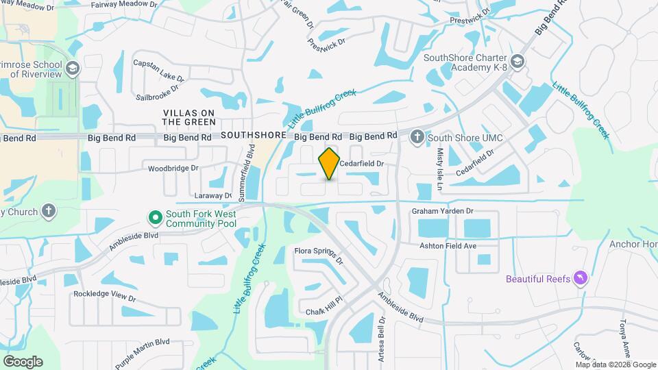 13402 Silvercreek Dr Map and Location Details