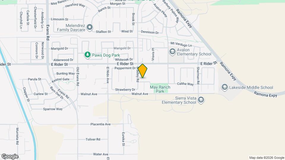 1626 Sorrel Ln Map and Location Details