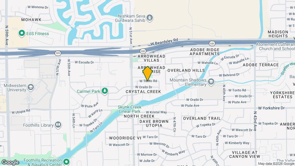 4943 W Tonto Rd Map and Location Details