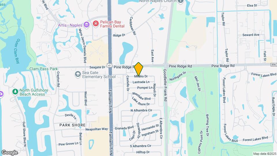 1184 Milano Dr Map and Location Details