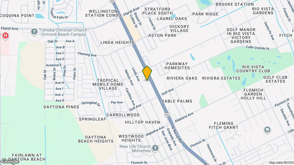 1030 S Nova Rd Map and Location Details