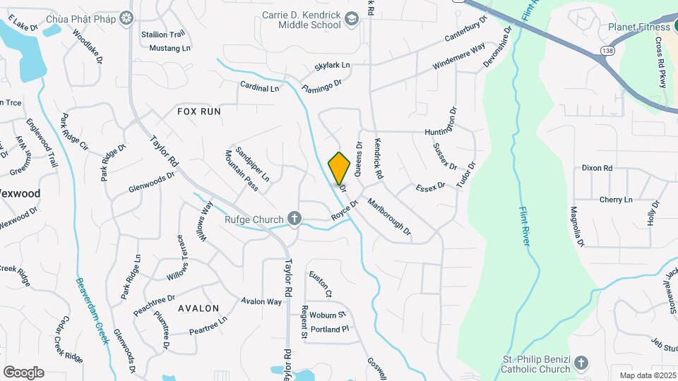 8271 Attleboro Dr Map and Location Details