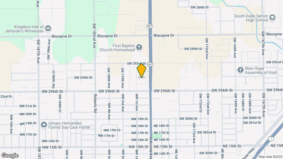 17744 SW 294th St Mapa y Detalles de la Ubicación