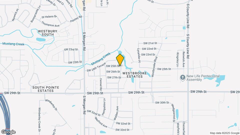 9500 SW 25th St Map and Location Details