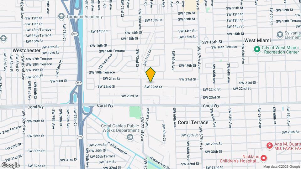 7135 SW 22nd St Map and Location Details