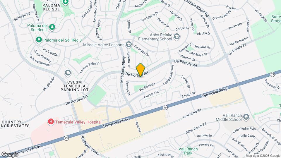 32410 Pensador St Map and Location Details