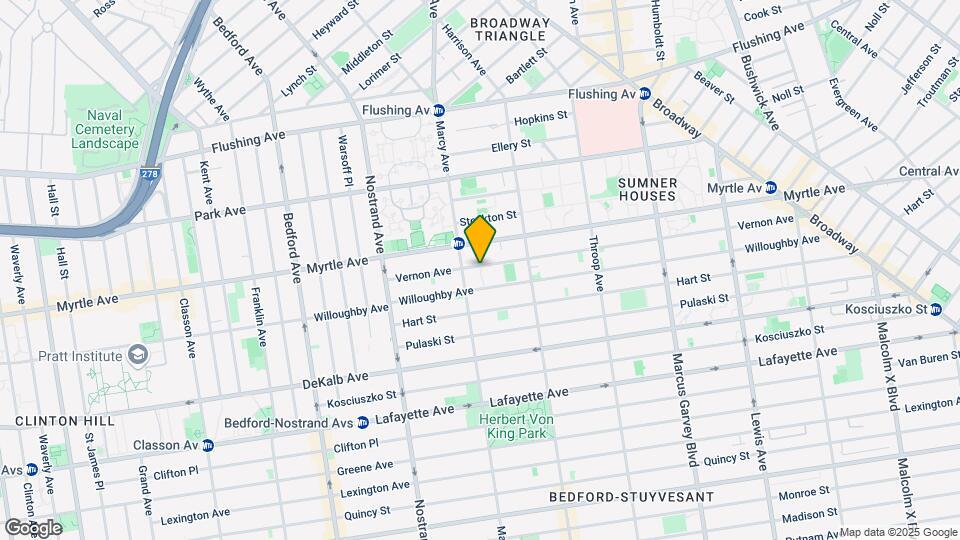 84 Vernon Ave Mapa y Detalles de la Ubicación
