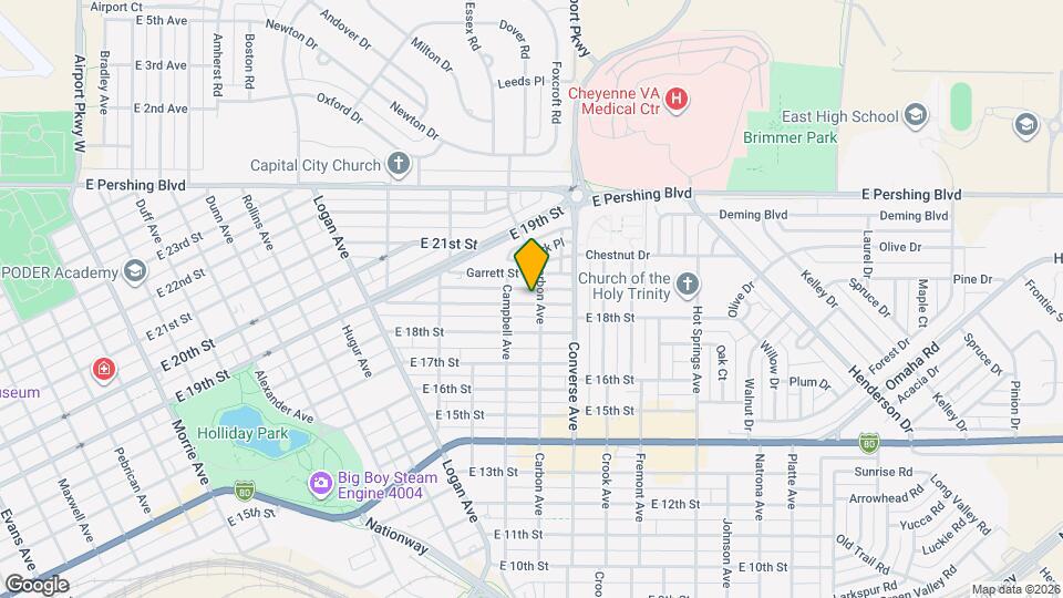 2120 Cheyenne Pl Map and Location Details