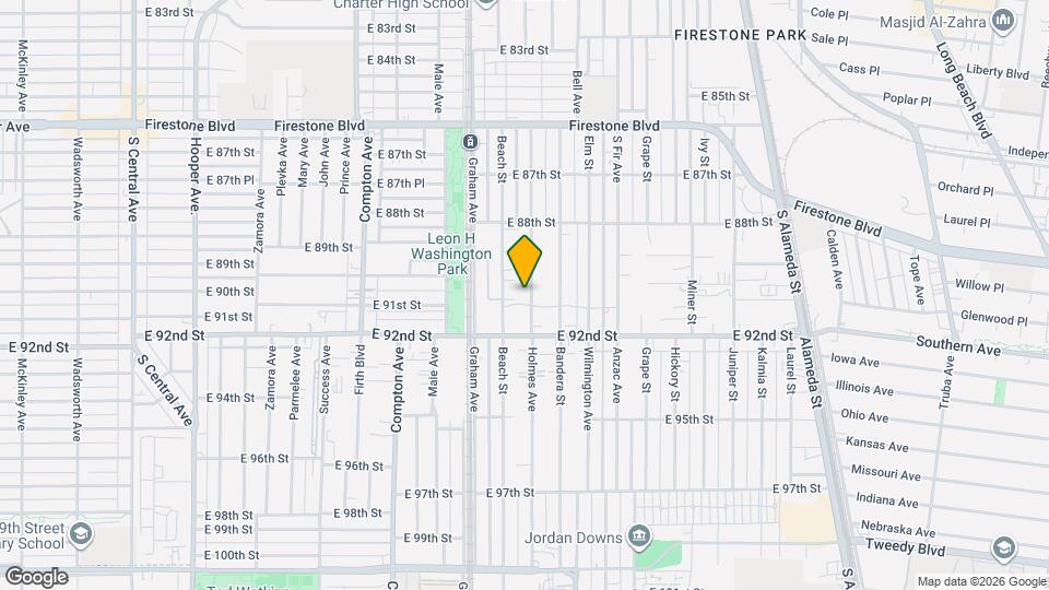 9011 Holmes Ave Mapa y Detalles de la Ubicación