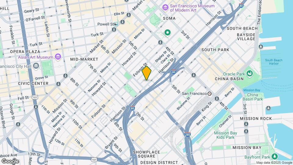 976 Harrison St Mapa y Detalles de la Ubicación