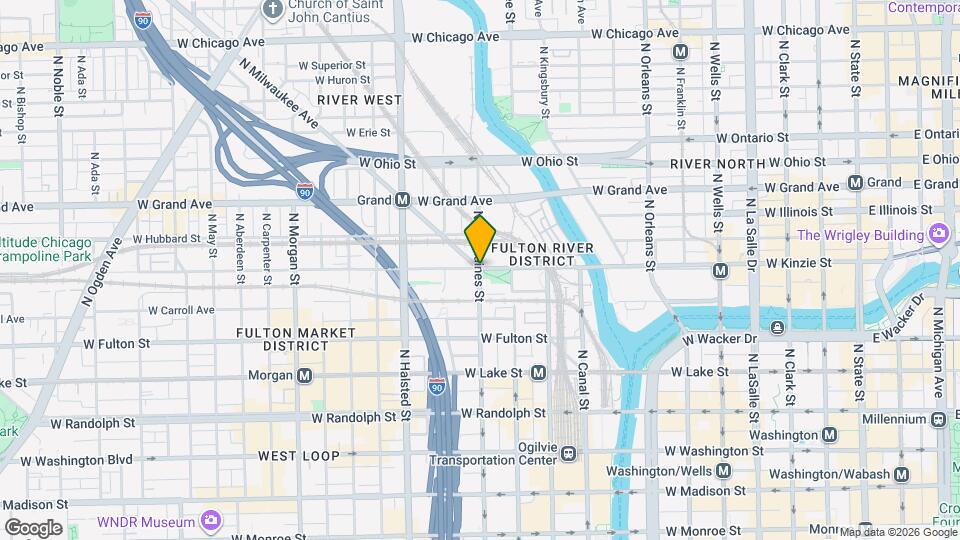 399 N Desplaines St Map and Location Details