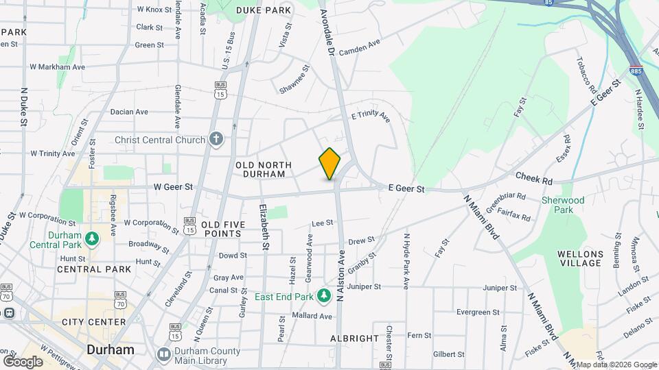 523 E Geer St Map and Location Details