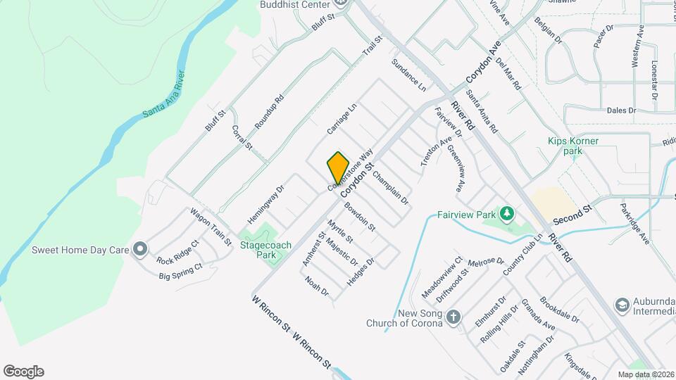 1011 Cornerstone Way Map and Location Details