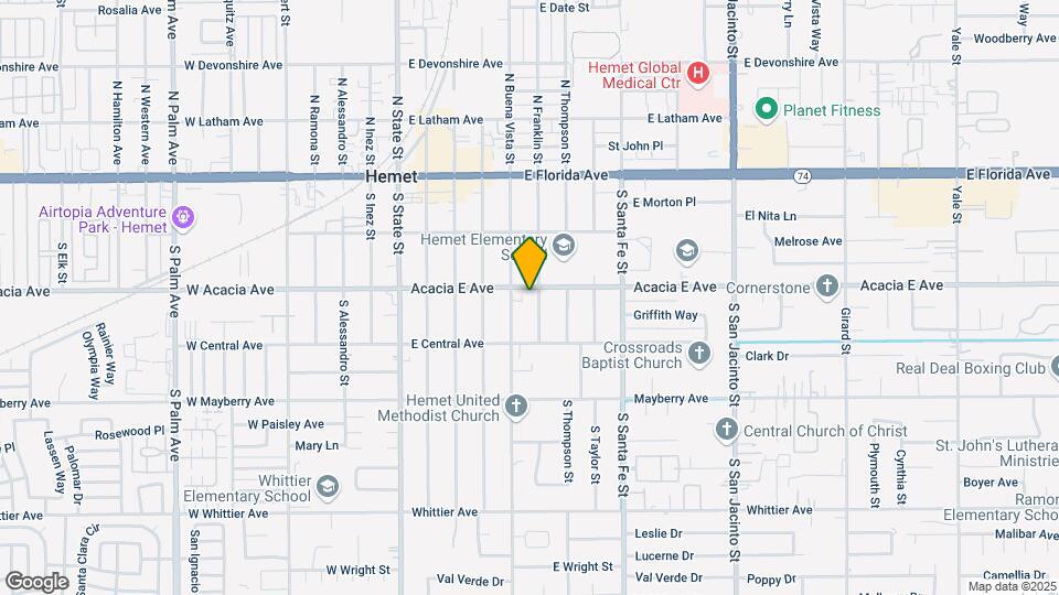 517-525 E Acacia Ave Map and Location Details