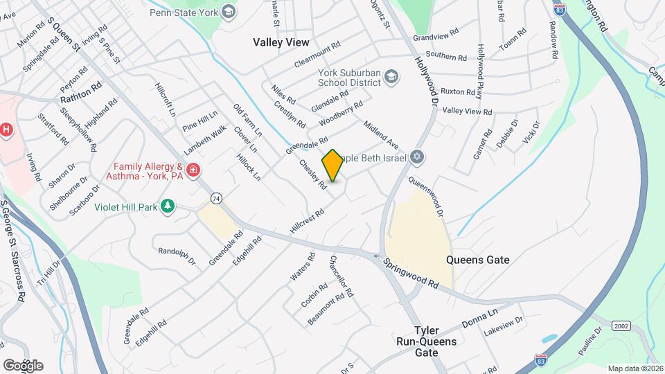 1857 Chesley Rd Map and Location Details