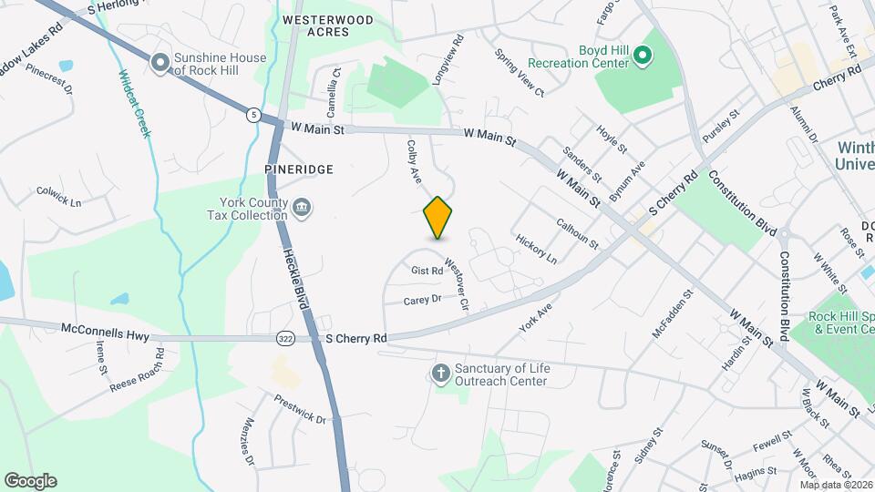 1128 Westover Cir Map and Location Details