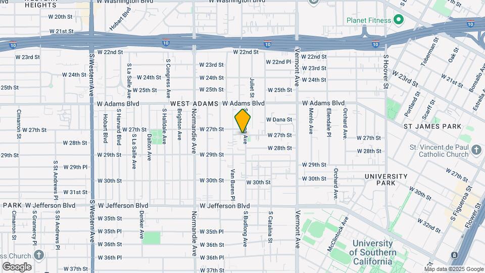 2717 S Budlong Ave Mapa y Detalles de la Ubicación