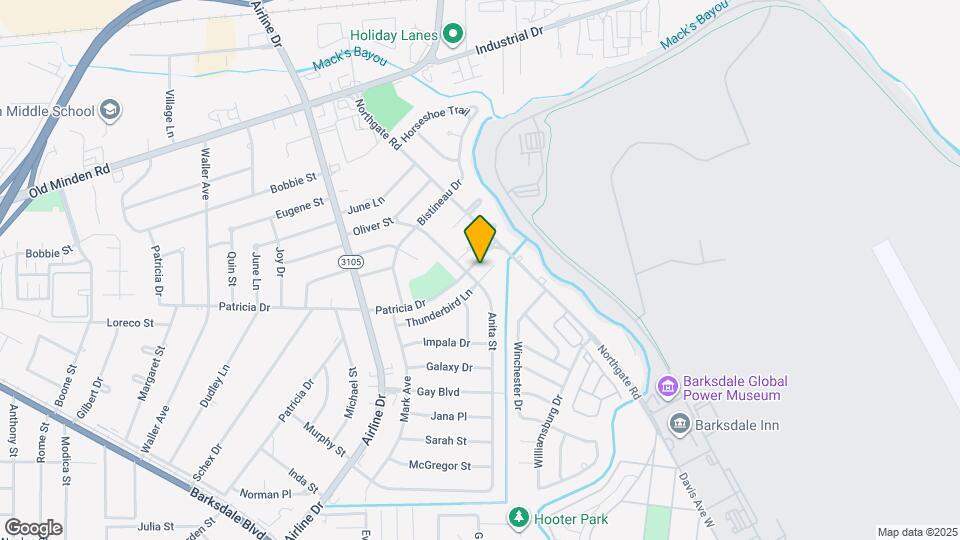 3303 Thunderbird Ln Map and Location Details