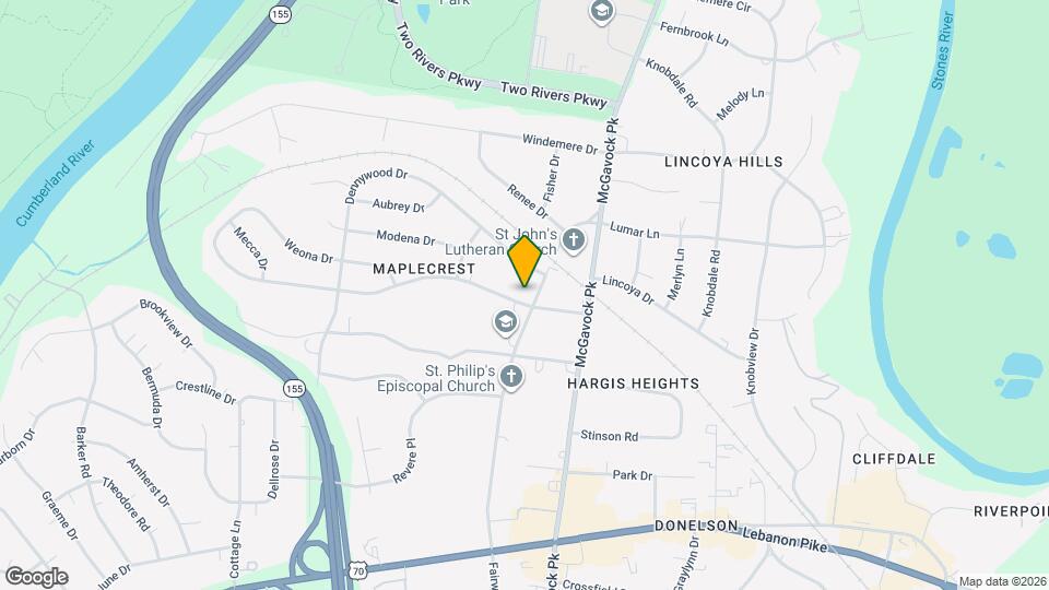 2418 Maplecrest Dr, Unit A Mapa y Detalles de la Ubicación