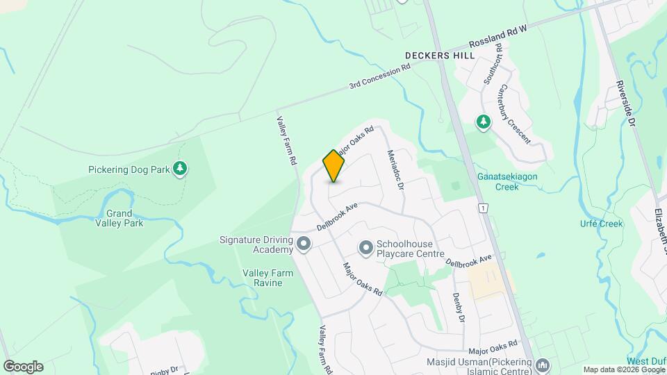 2049 Blue Ridge Crescent Map and Location Details