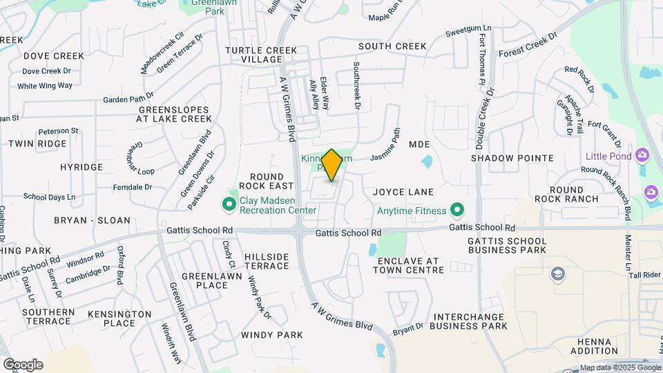1301 A W Grimes Blvd Map and Location Details
